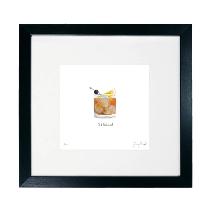 Old Fashioned Cocktail - Stampa incorniciata — Kitchen Art per la vendita all'ingrosso da parte di Corinne Alexander