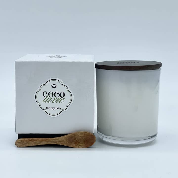 Vela aromática de lino de playa Coco La Vie para venta al por mayor de Coco La Vie Home Fragrance + Apothecary