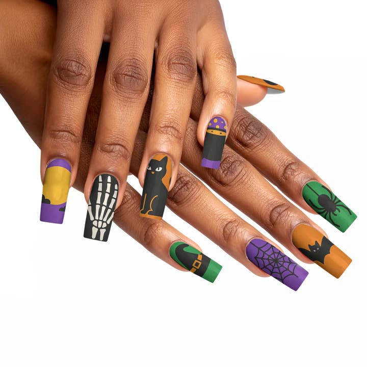 FYNE BODY - Wholesale Press-on/fake nails - Eclipse Enchantment Black Halloween Press-On Nails43