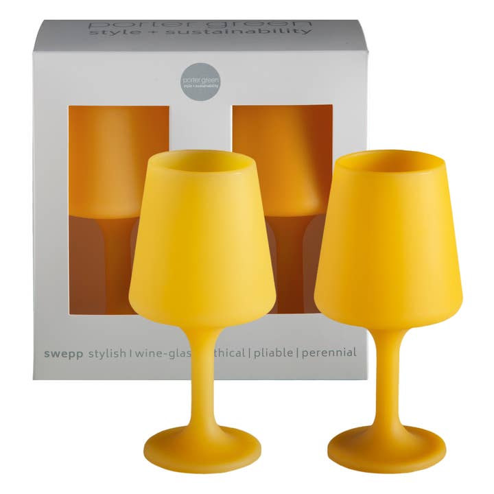 Girasoli | Swepp | Onbreekbare siliconen wijnglazen voor wholesale door porter green | style + sustainability