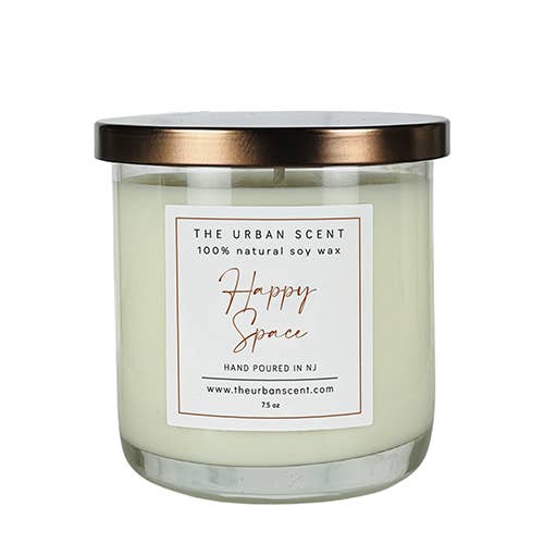 Happy Space Soy Candle - 7.5 oz for wholesale by The Urban Scent - Scented Soy Candles & Wax Melts