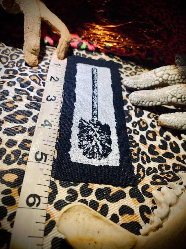 Three Raccoons - Wholesale Patch - Toilet brush sew on patch.4