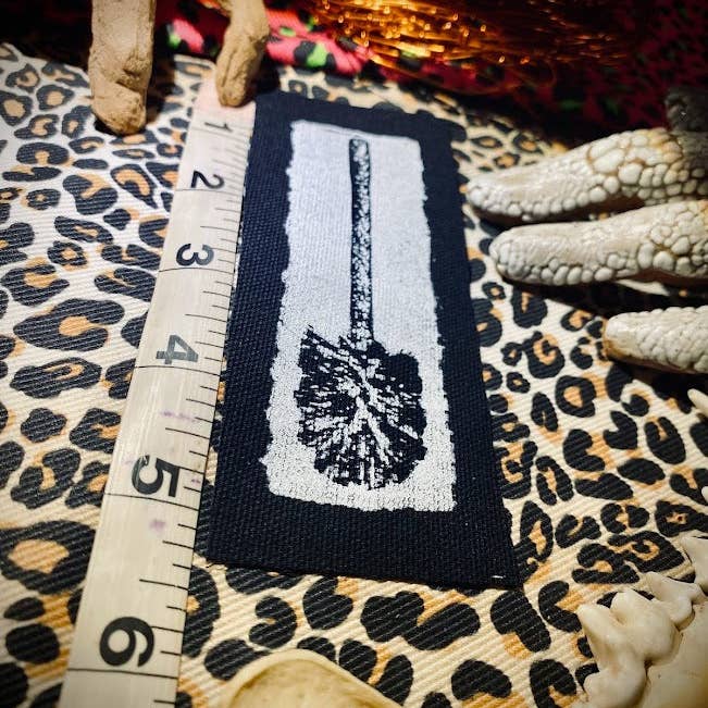 Three Raccoons - Wholesale Patch - Toilet brush sew on patch.4