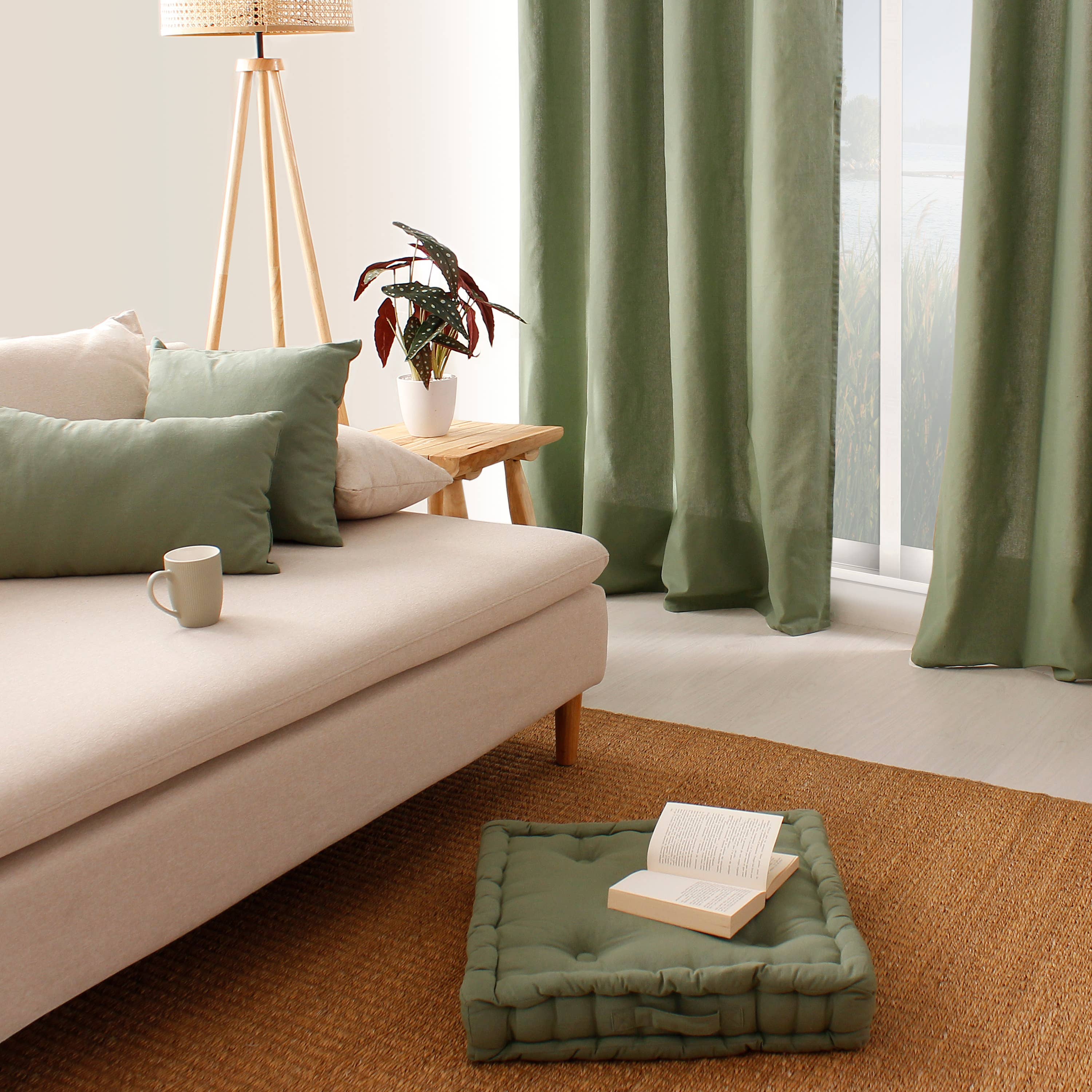 DECOSTARS - CmaDECO - Venta al por mayor Cojines de suelo - Cojín de suelo con asa, 50x50 cm, colección PANAMA11