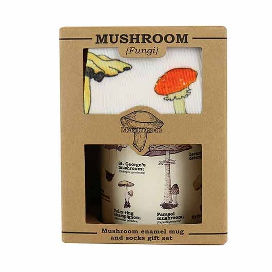 Mushroom Mug and Socks for wholesale by Gift Republic