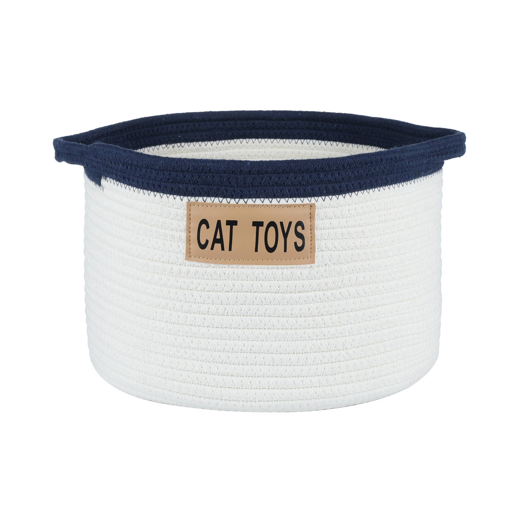 Midlee Designs - Wholesale Basket - Midlee Cat Toy Rope Cotton Basket (Large)
