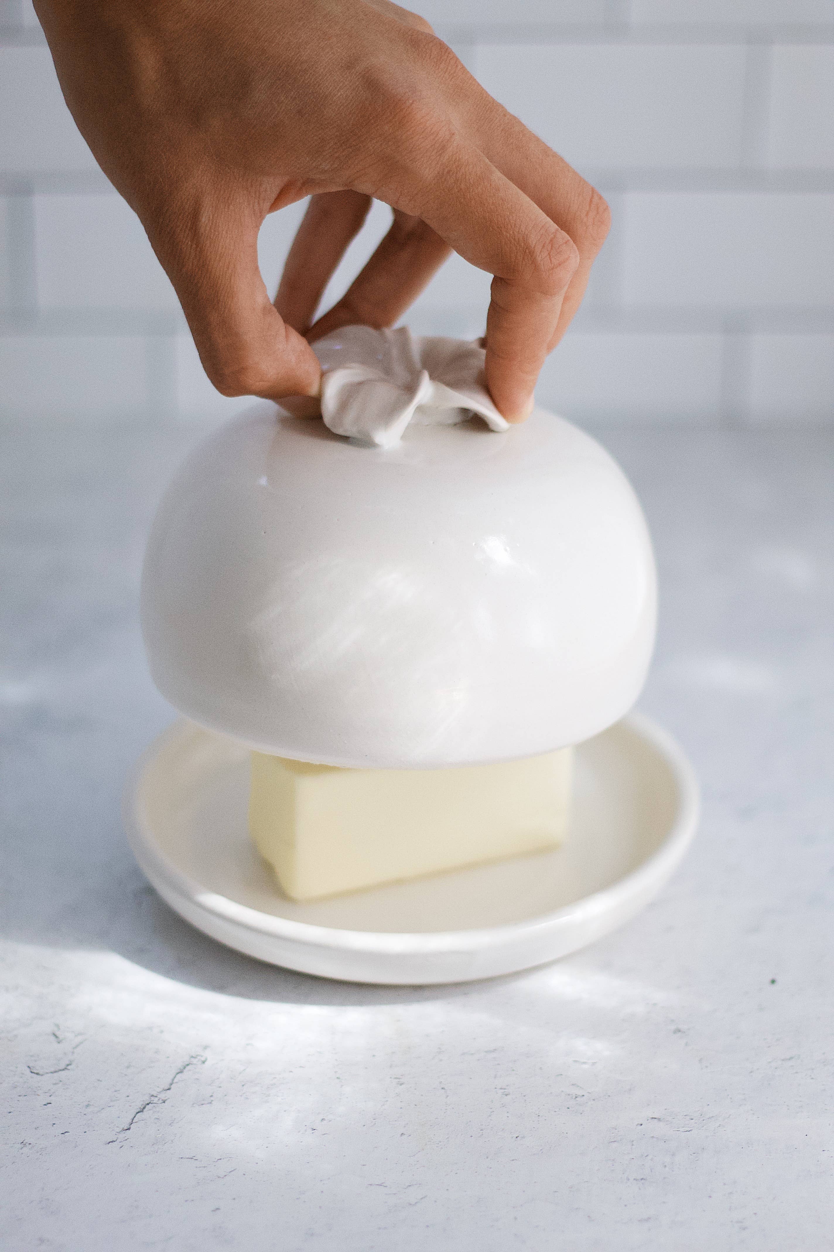 Erica Moore Pottery - Wholesale Butter Dish - Blossom Butter Dish3