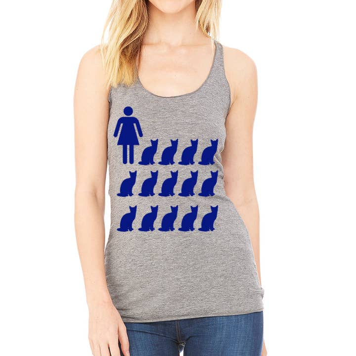 MISSION THREAD CLOTHING – Engroshandel Tanktop – Kvinder – Skør kat dame tank top