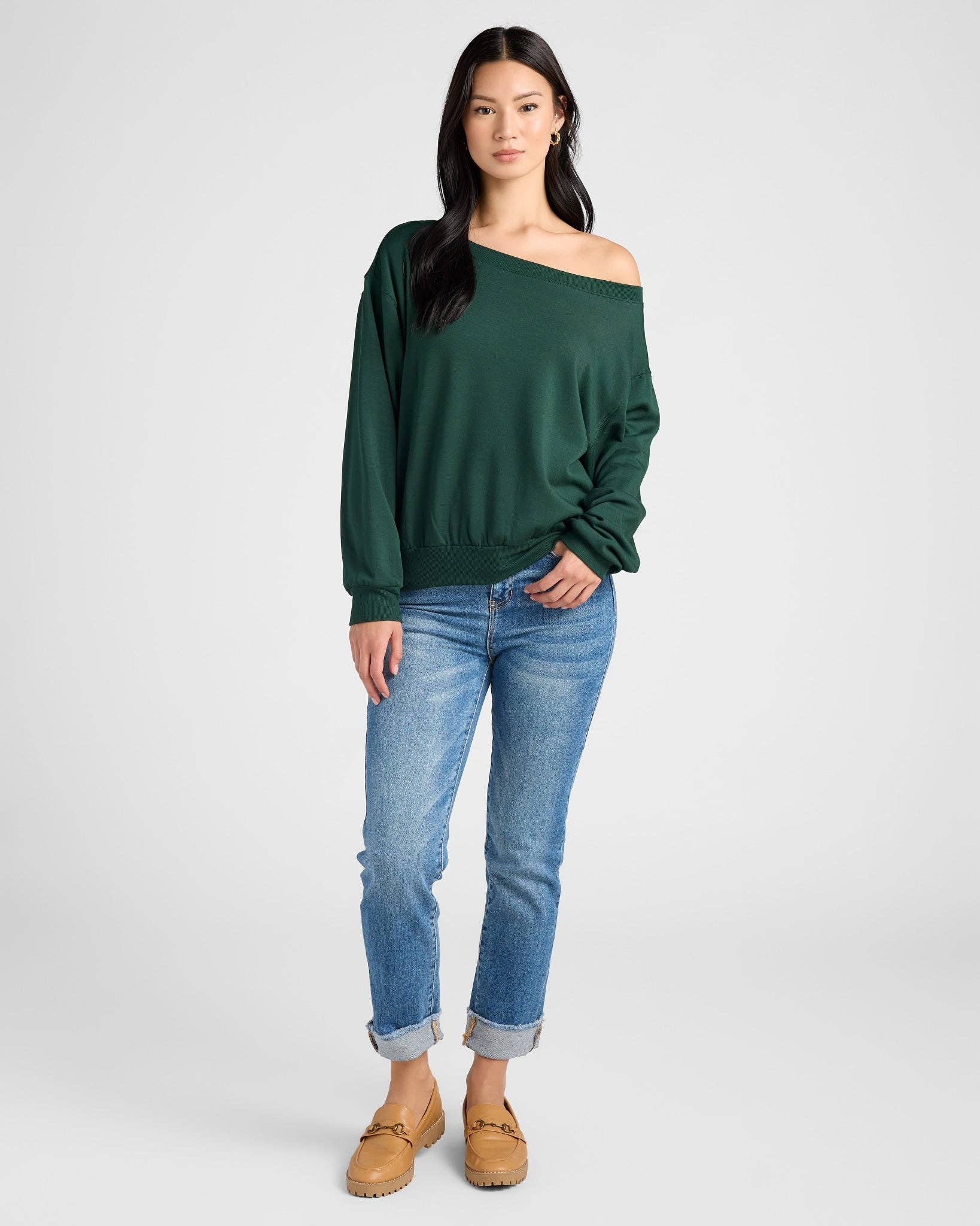 Seventy Eight and Sunny (SEAS) - Wholesale Sweatshirt - Women's - Brooksville One Shoulder Sweatshirt8