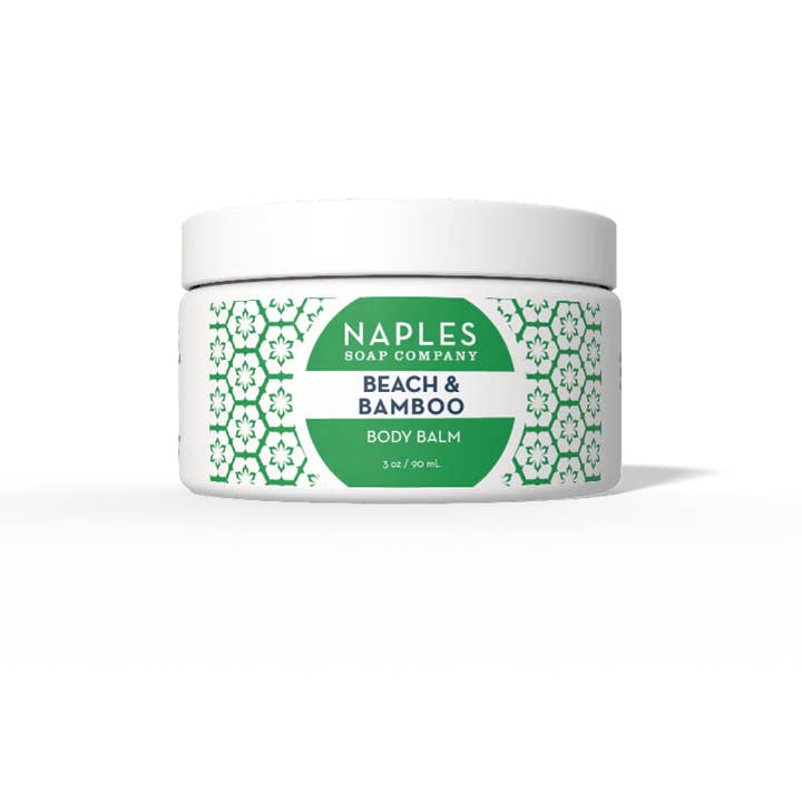 Baume pour le corps Beach & Bamboo 85g pour la vente par Naples Soap Company | Clean Beauty, Natural Bath & Body