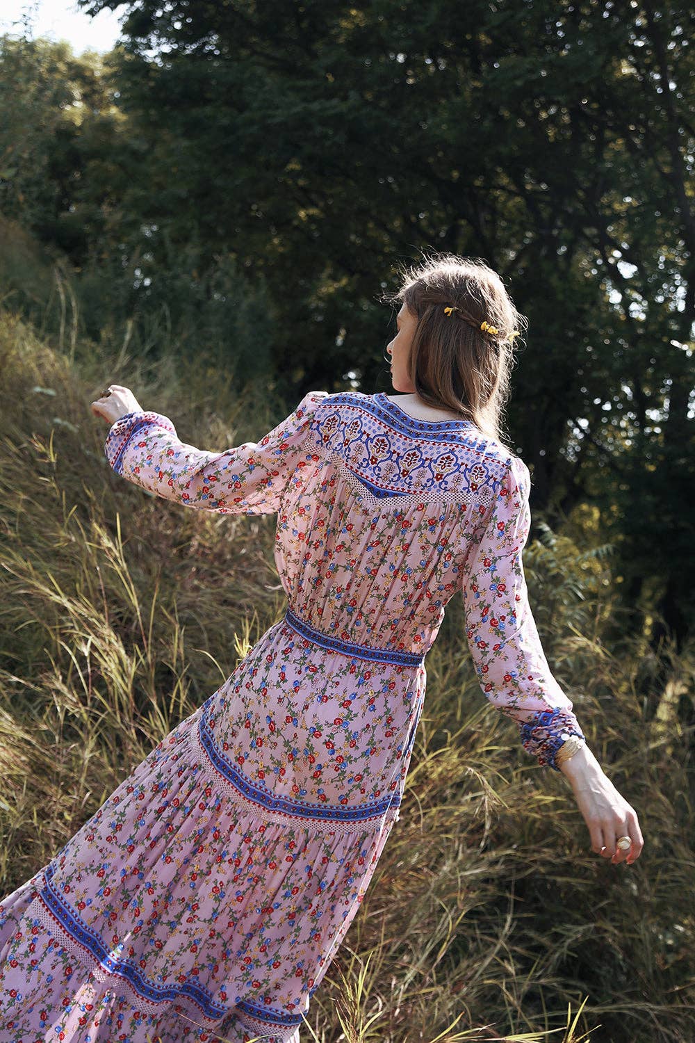 Alannah Maxi Dress - Dawn Pink for wholesale on Faire2