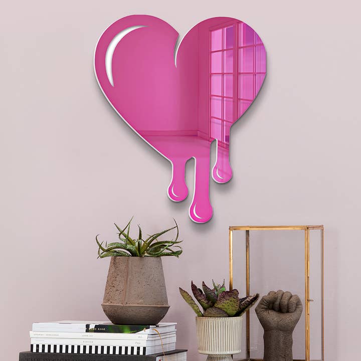 Melting Heart | Acrylic Art | Decorative Wall Mirror for wholesale by 4ArtWorks