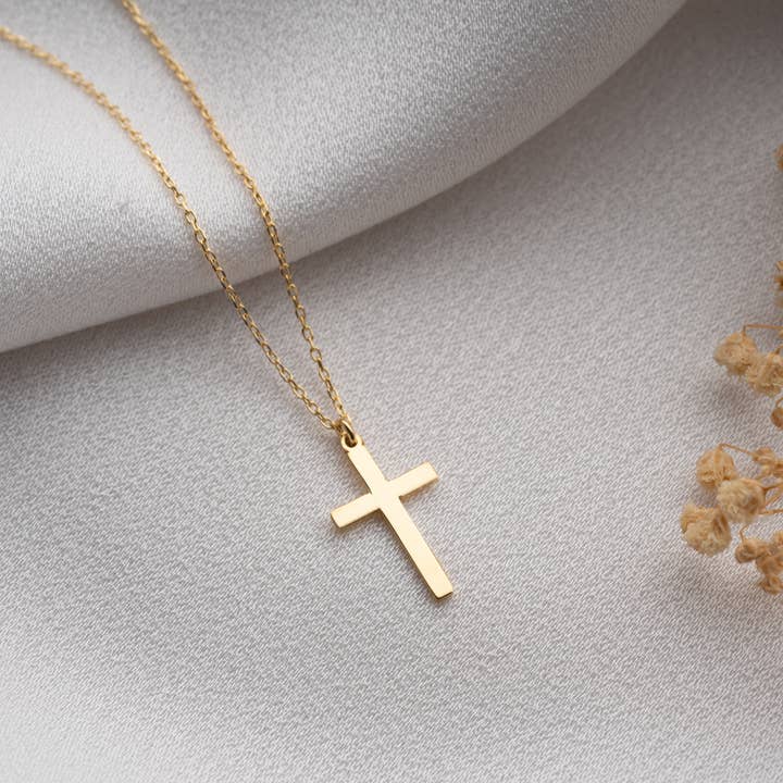 Tina Custom Jewelry - Wholesale Pendant/Charm Necklace - Sterling Silver Cross Necklace Christian Women’s Jewelry7