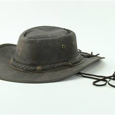 Leather Impressions Inc – wholesale Cowboy hat – Unisex – Flat Brim Cowboy Hat Style1