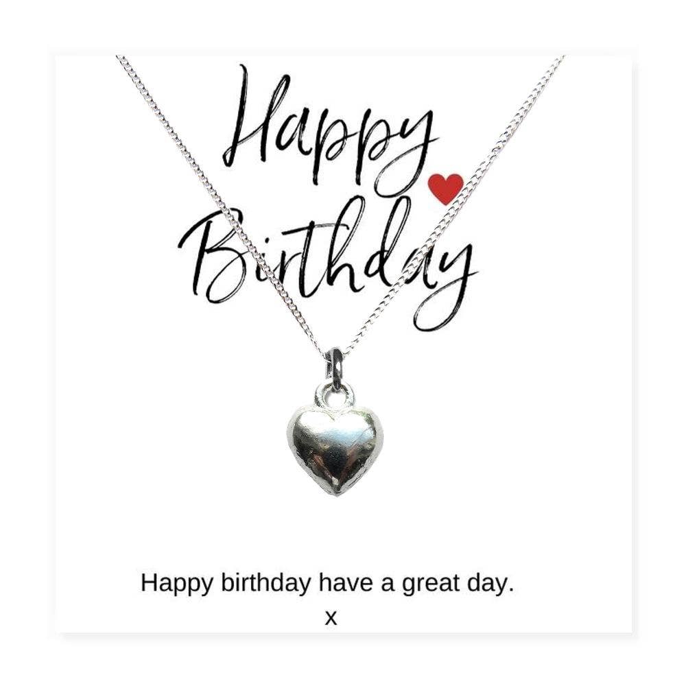 Aye Do Gifts - Vendita all'ingrosso Collana con ciondolo/pendaglio - Collana Happy Birthday - Biglietto con messaggio4