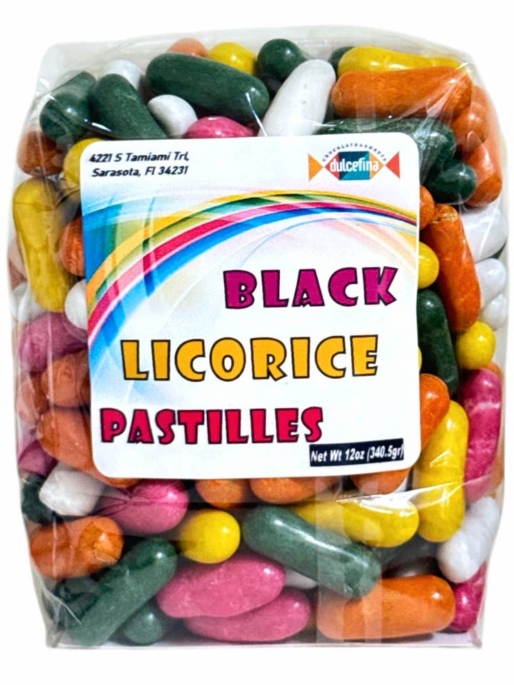 Licorice Pastels for wholesale by Dulcefina Chocolate and Sweets
