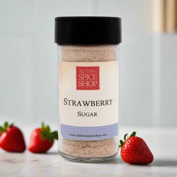 Strawberry Sugar for Baking & Cocktail Rims for wholesale by Old Town Spice Shop