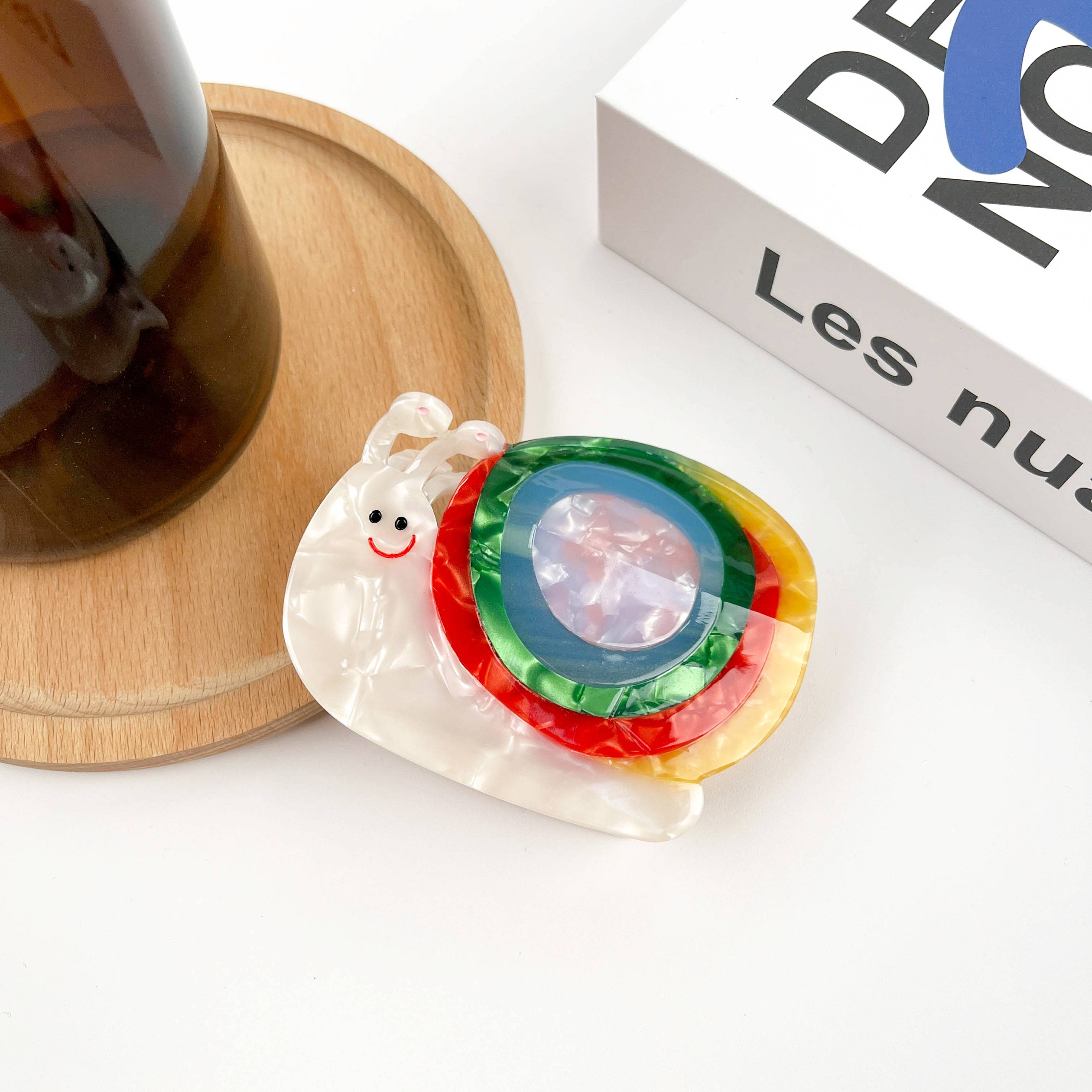 TheDivaSoap - Wholesale Hair Clip - Women's - Cute Colorful Snail Hair Clip, Acetate Claw Clip2