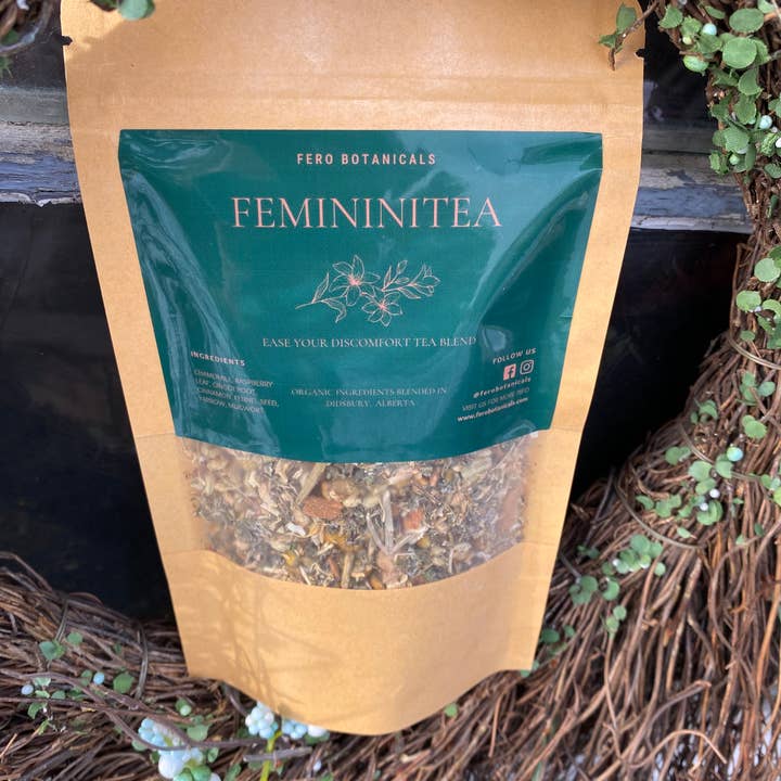 Femininitea Herbal Tea blend for wholesale by Fero Botanicals