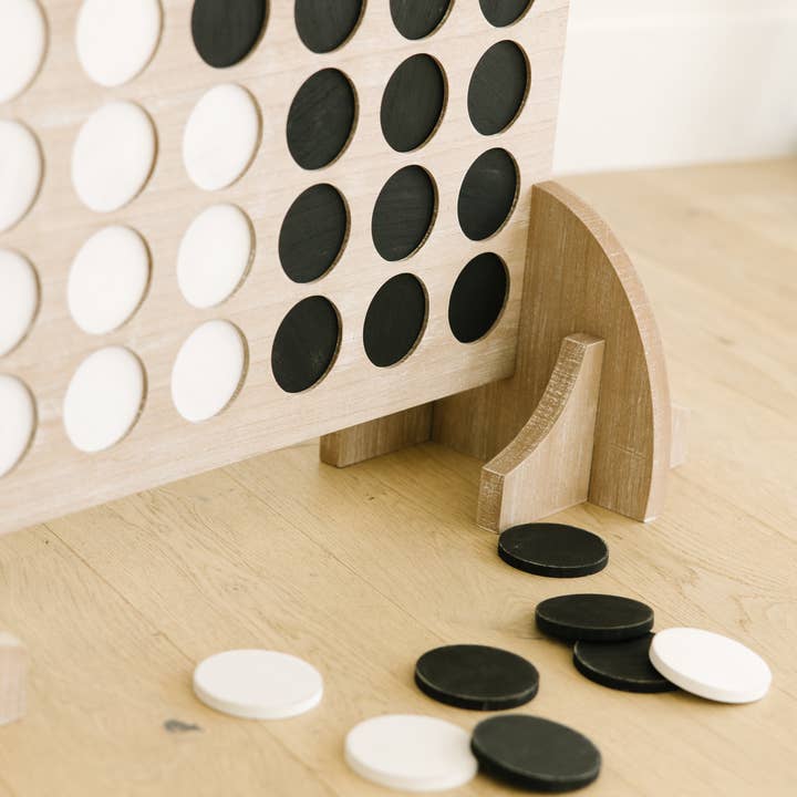 Devanie At Home (Formerly Adams & Co.) - Wholesale Board Game - 11766 - 40x26x10 wood connect4 game board set BIG CLEARANCE2