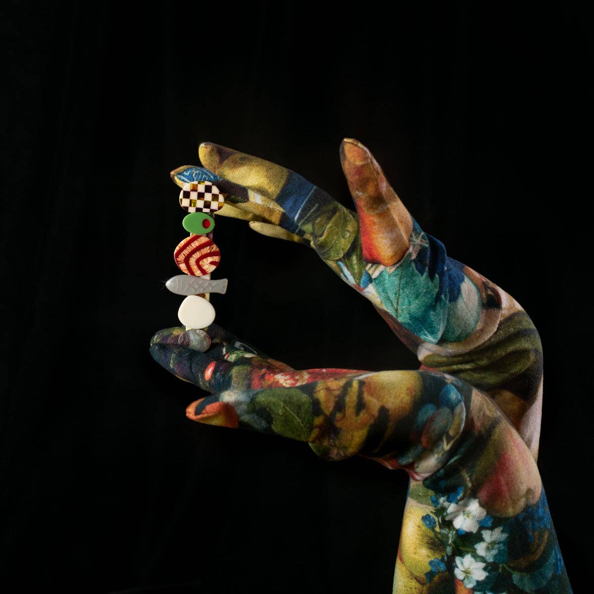 WINONA IRENE - Wholesale Hair Clip - Women's - Hors D’oeuvre Appetizer Multicolor Alligator Hair Clip5