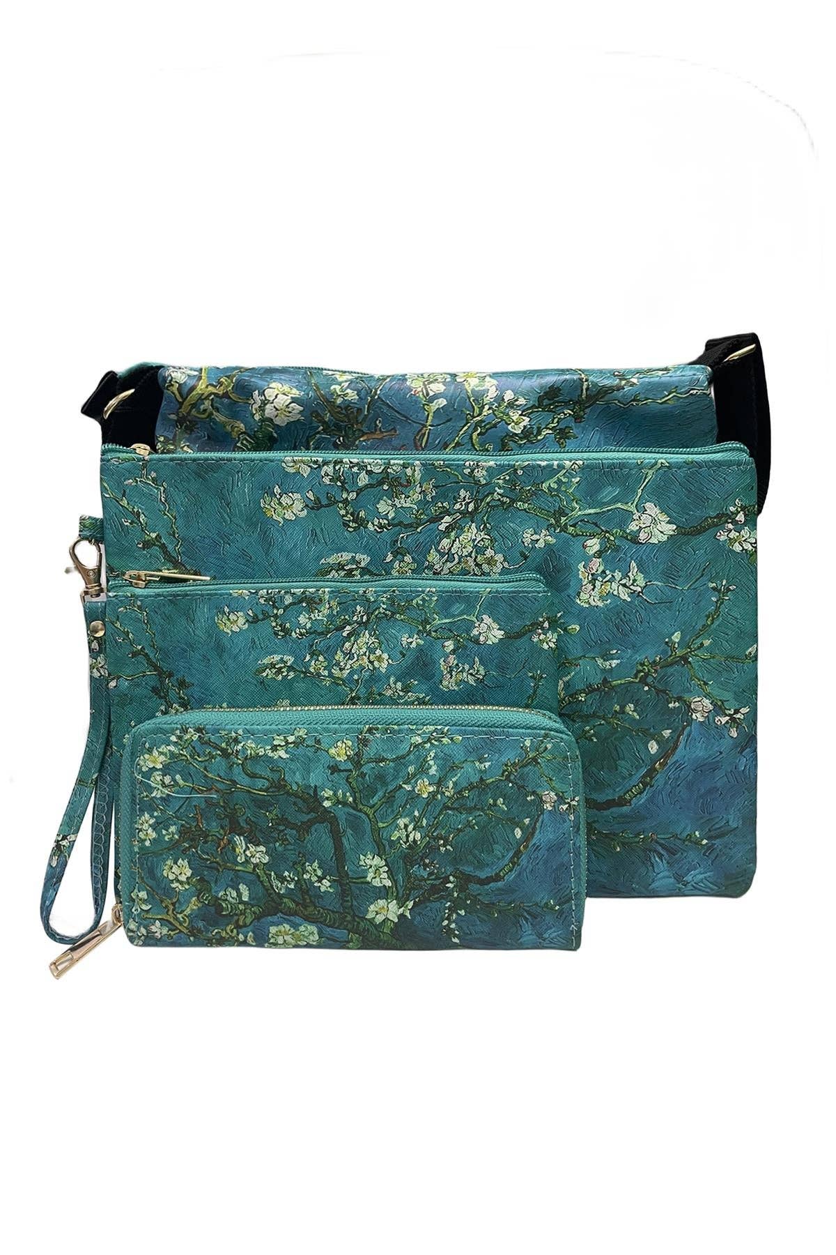 Clutch Van Gogh Amandelbloesemprint - Clutch voor groothandel op Faire1