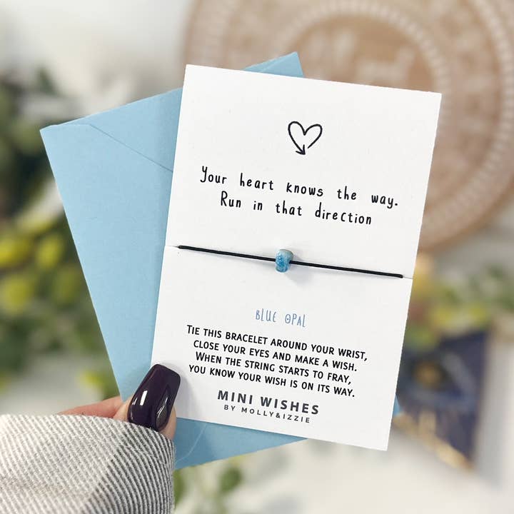 by Molly&Izzie - Wholesale Charm/dangle bracelet - Crystal Mini Wish Bracelet - Heart Knows The Way