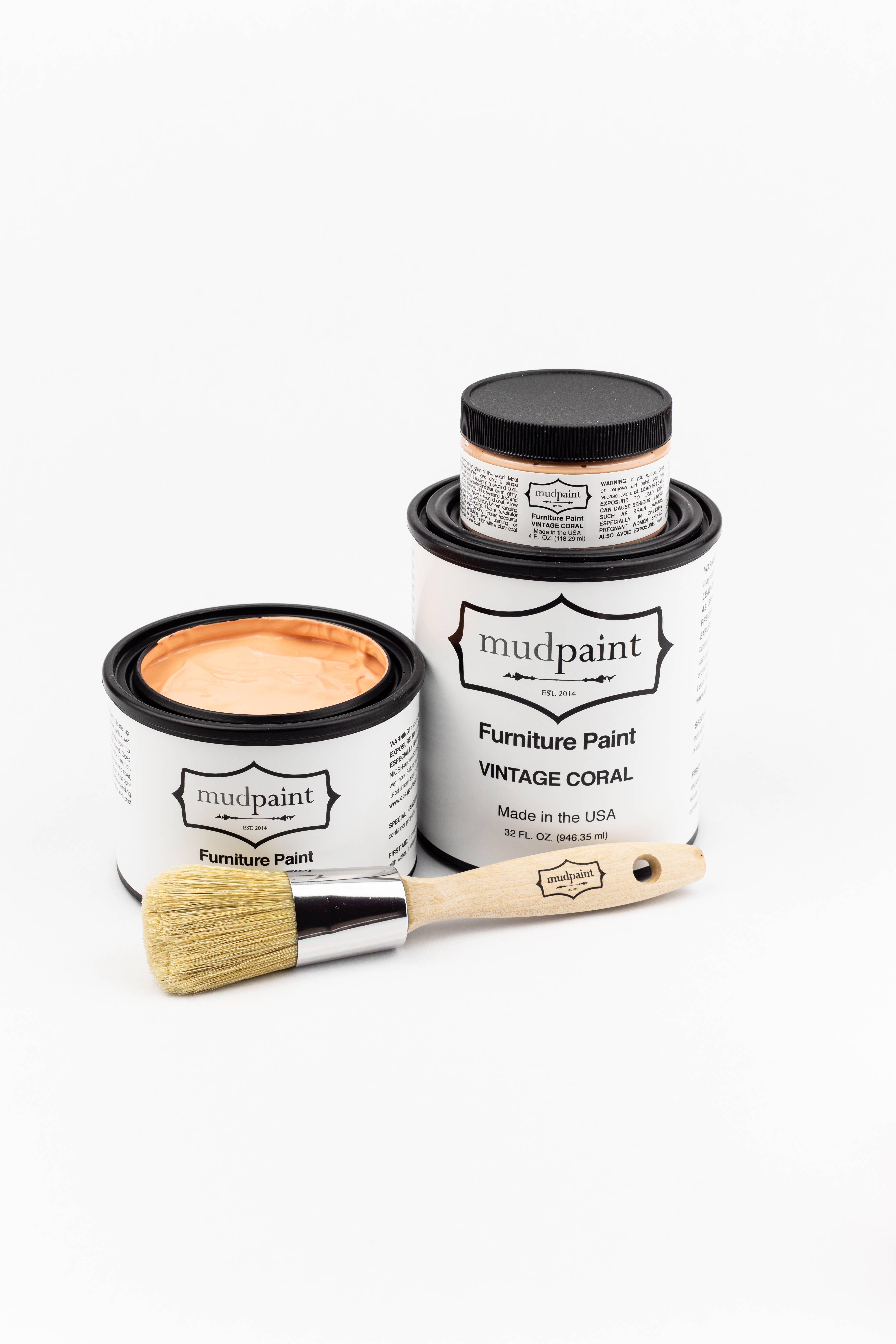 MudPaint - Wholesale Paint Set - Vintage Coral - MudPaint Clay Furniture Paint16