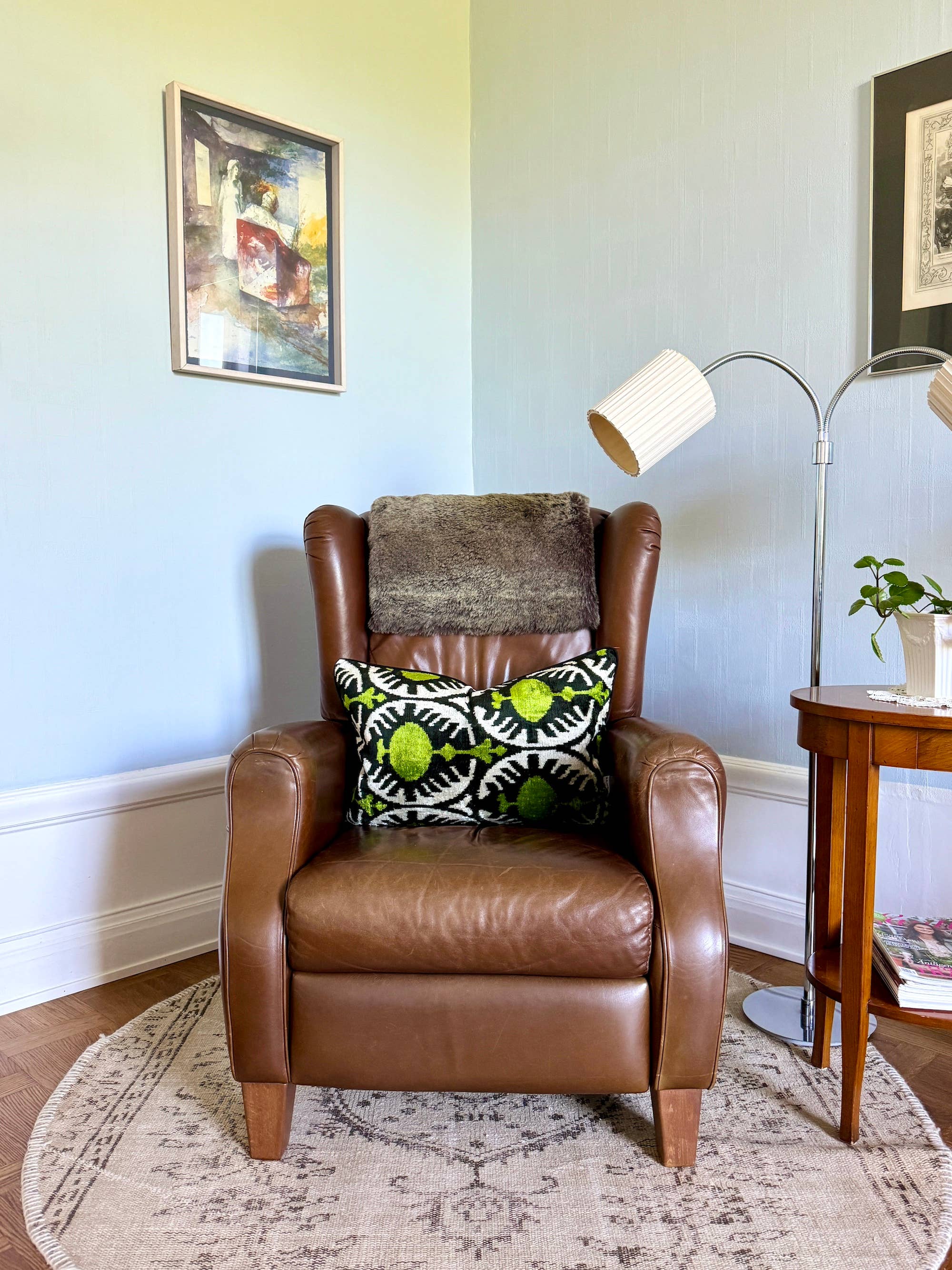 Mila∞Miro by Emelie - Venta al por mayor Funda de cojín - Cojín Velvet Ikat Pistacho | Almohada Velvet Ikat Pistacho5