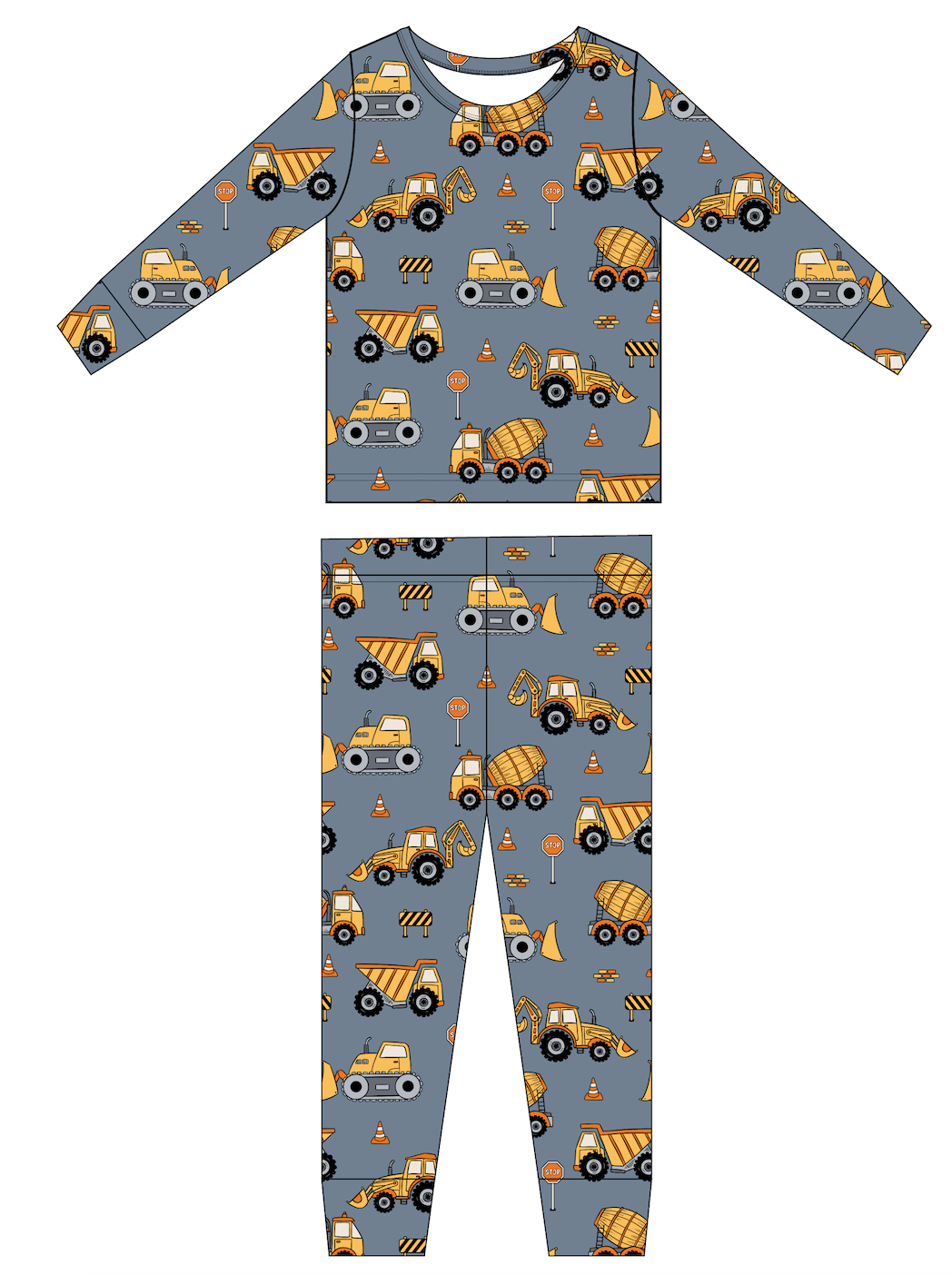 Bird & Bean® - Wholesale Sleepwear Set - Kids - Kids Bamboo Pajamas - Bamboo Fall Clothing- Worksite5