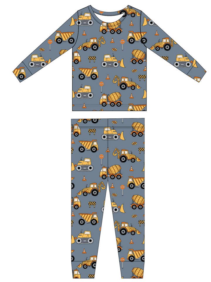 Bird & Bean® - Wholesale Sleepwear Set - Kids - Kids Bamboo Pajamas - Bamboo Fall Clothing- Worksite5