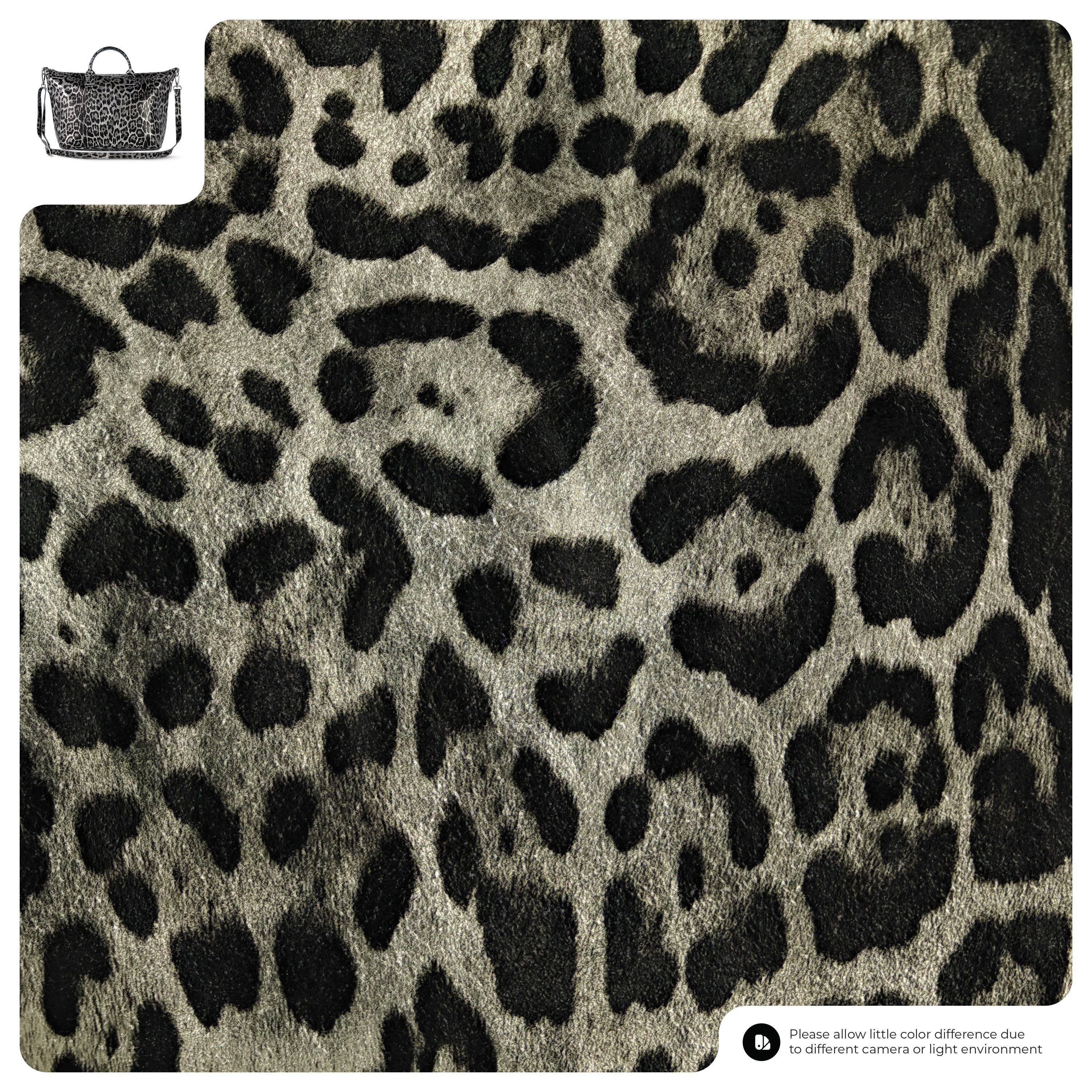 TAKEASY - Vendita all'ingrosso Borsa con manico - Donna - Borsa a Mano in Pelle Scamosciata Metallica Leopardata14