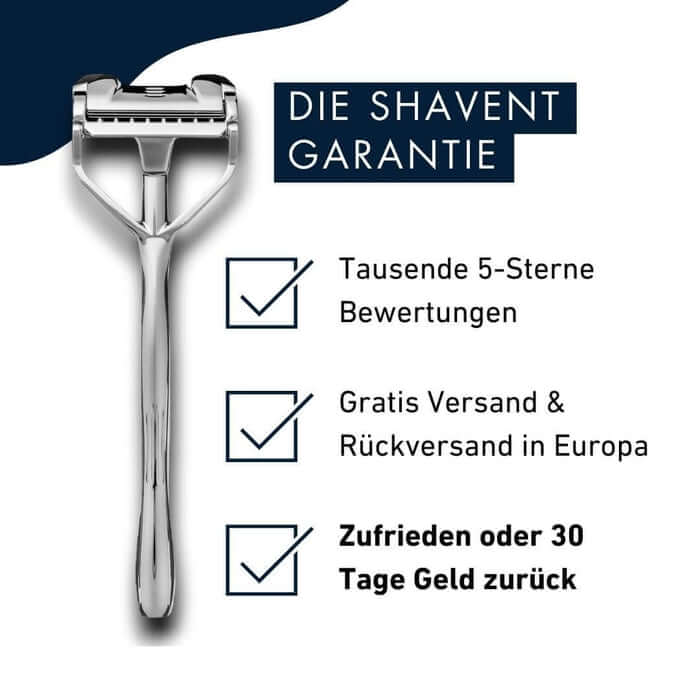 SHAVENT – Großhandel Rasierer – Herren – NEU: SHAVENT Original 2.0 - Magnetic Force - eleganter Schwingkopf-Rasierer aus Metall12