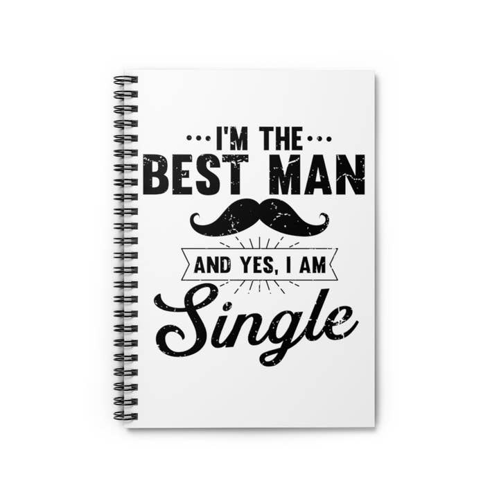 Teegarb LLC - Wholesale Notebook - Spiral Notebook Funny Bachelors Gag Party Wedding Conjoin Espouse Wive Novelty Bride Drinking