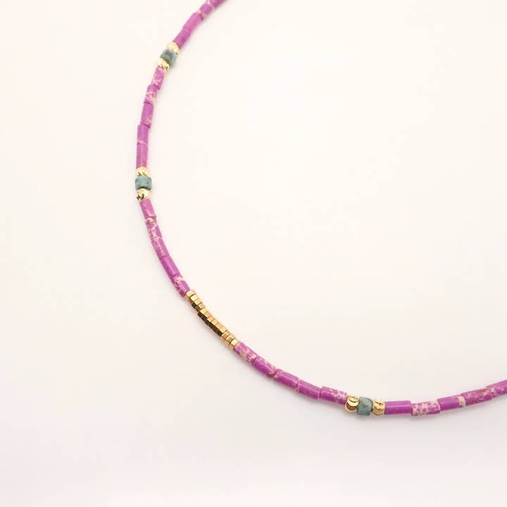 Violet Marceau necklace for wholesale by Cloralys