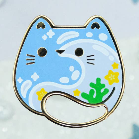 Ozeanwellen-Katzen-Pins - Charm-ing Kollektion für den Großhandel von Sparkles in the Wild