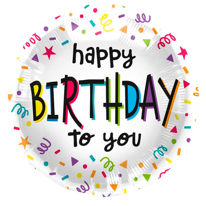Folat BV - Wholesale Balloon - Foil Balloon - happy BIRTHDAY to you - 45 cm