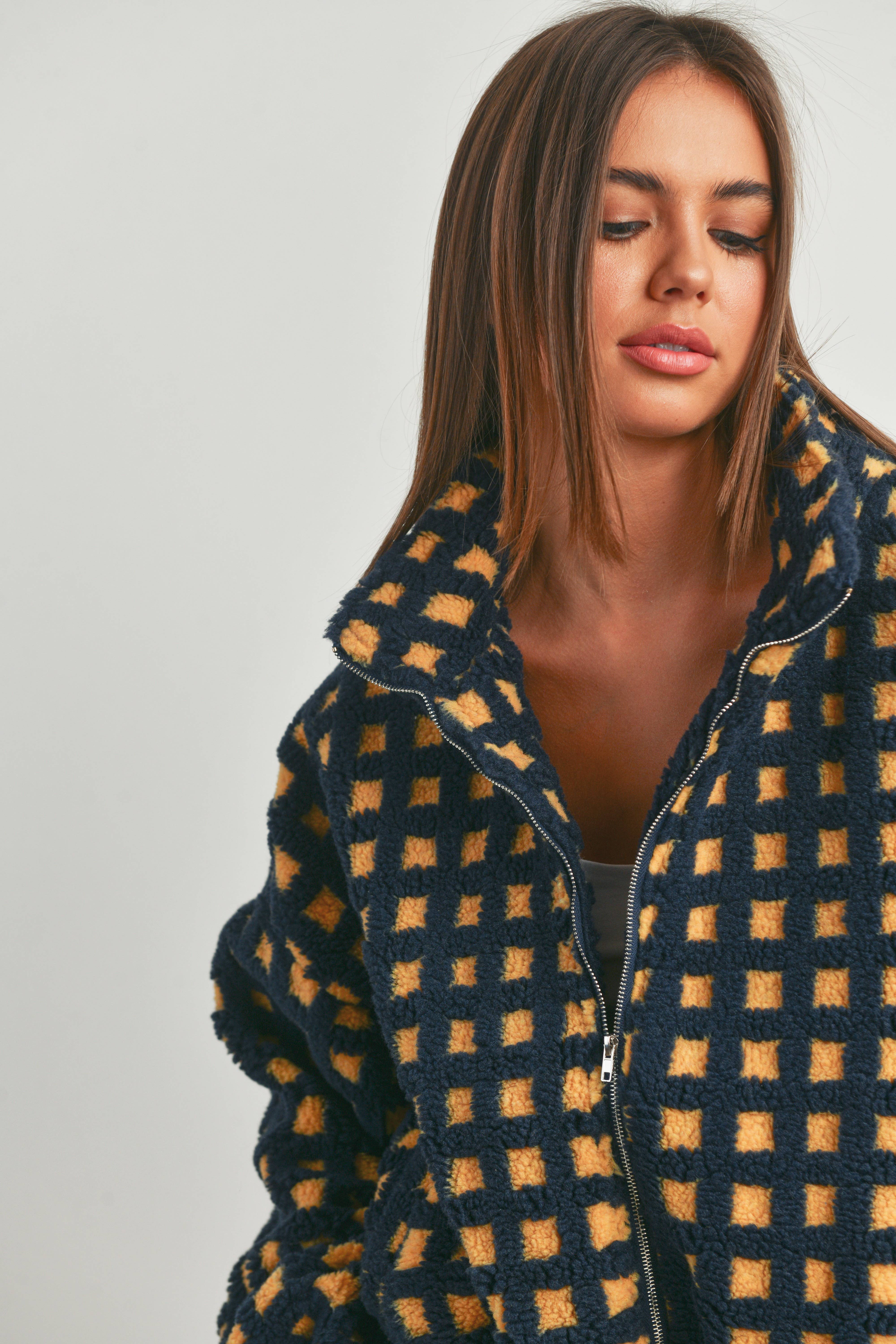 BUTTERMELON - Wholesale Jas - Dames - Fuzzy Sherpa-jas - BMJ72547