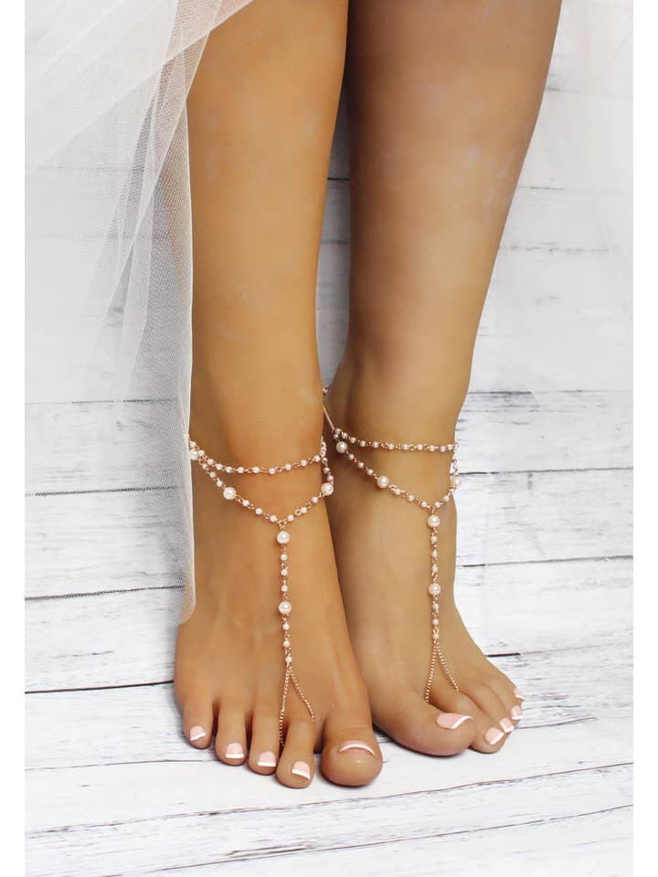 Bare Sandals - Vente Sandales – femme - Sandales pieds nus Sophia Or4