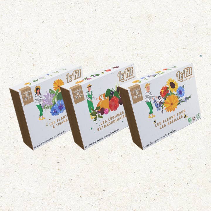 Dr. Jonquille & Mr. Ail - Wholesale Plant Seeds - Gardening Kits Herbal Teas, Extraordinary Vegetables, Bees1