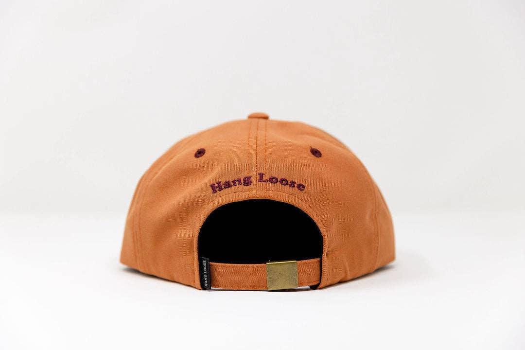 Hang Loose - Venta al por mayor Gorra de béisbol - Unisex - Gorra de poliéster hawaiana, color mandarina2