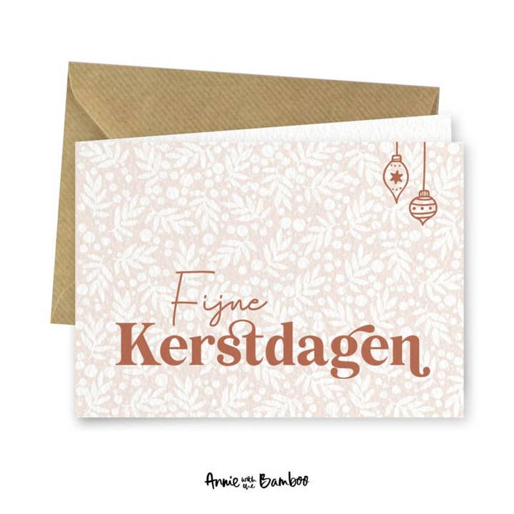 Carte de Noël - Joyeux Noël pour la vente par Annie with the Bamboo