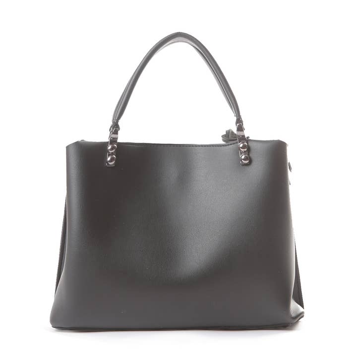 Ascopera - Wholesale Top Handle Bag - Women's - Fundami, Ebony Black3