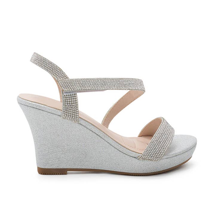 WINNI-39 Open Toe Wedge for wholesale by De Blossom Collection