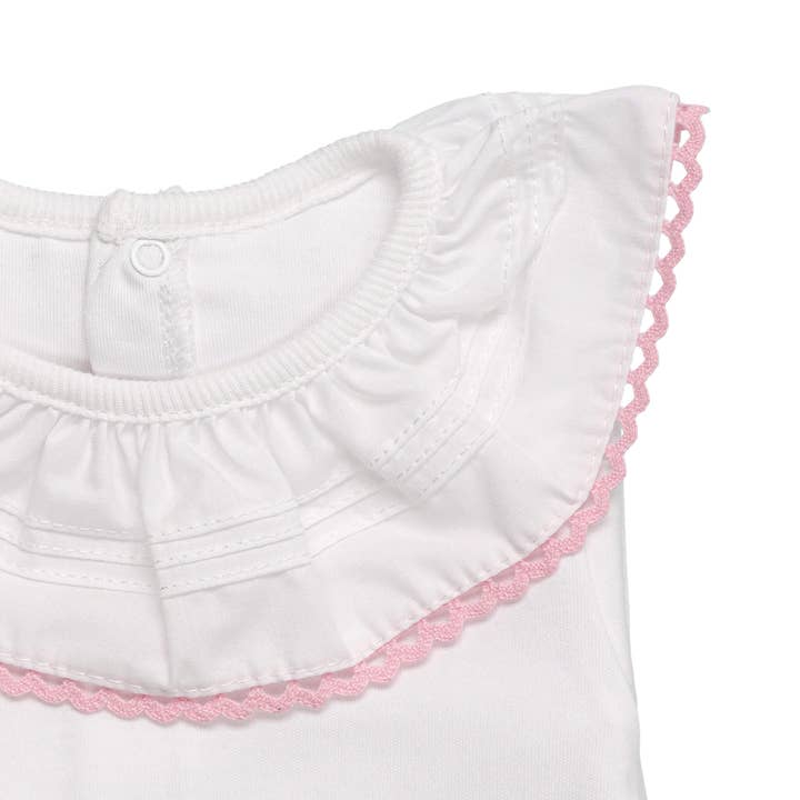 Bean Baby Clothes - Wholesale Bodysuit (Non-Footed) - Baby - Cotton Baby Bodysuit Onesie with Greek Lace Collar10