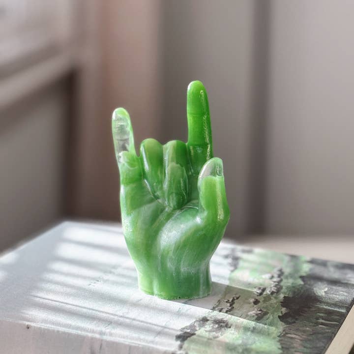 V.rogers Designs - Wholesale Jewelry Stand & Display - ILY | Ring Holder Hand Sculpture- Gifting, Handmade Decor3