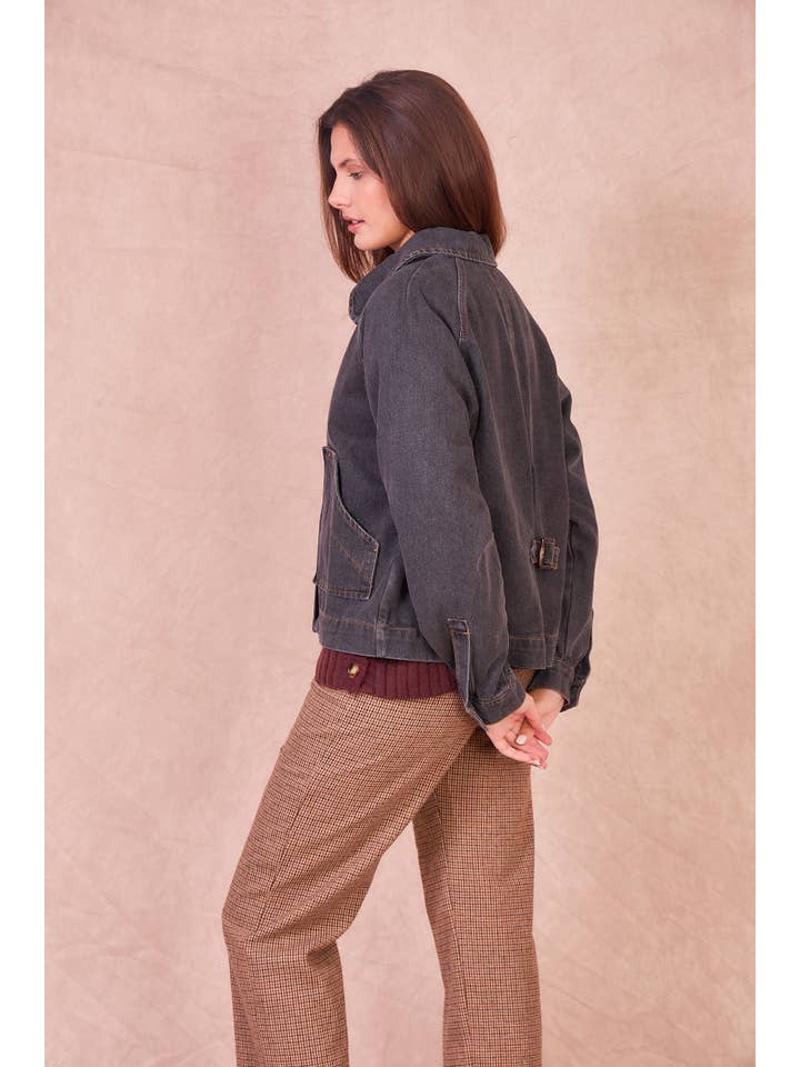 Calie Paris - Wholesale Denim Jacket - Women's - VERSAILLES – 100% Cotton Denim Jacket8