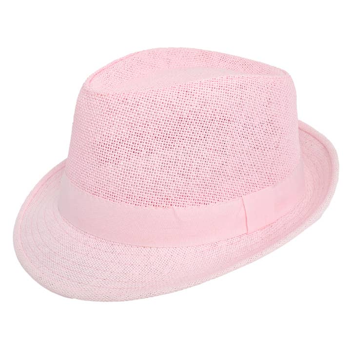SP Sophia Collection - Wholesale Fedora - Women's - Fashion Paper Braid Panama Fedora Hat 5