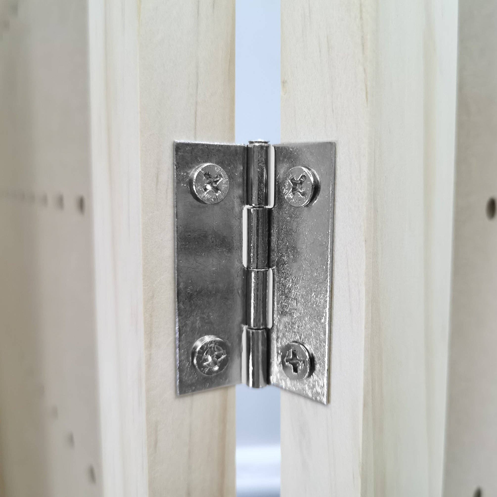 FIXTUREDISPLAYS - Wholesale Room Divider - 4 Panels 5 FT PegBoard Room Divider Folding Privacy Screen 101446