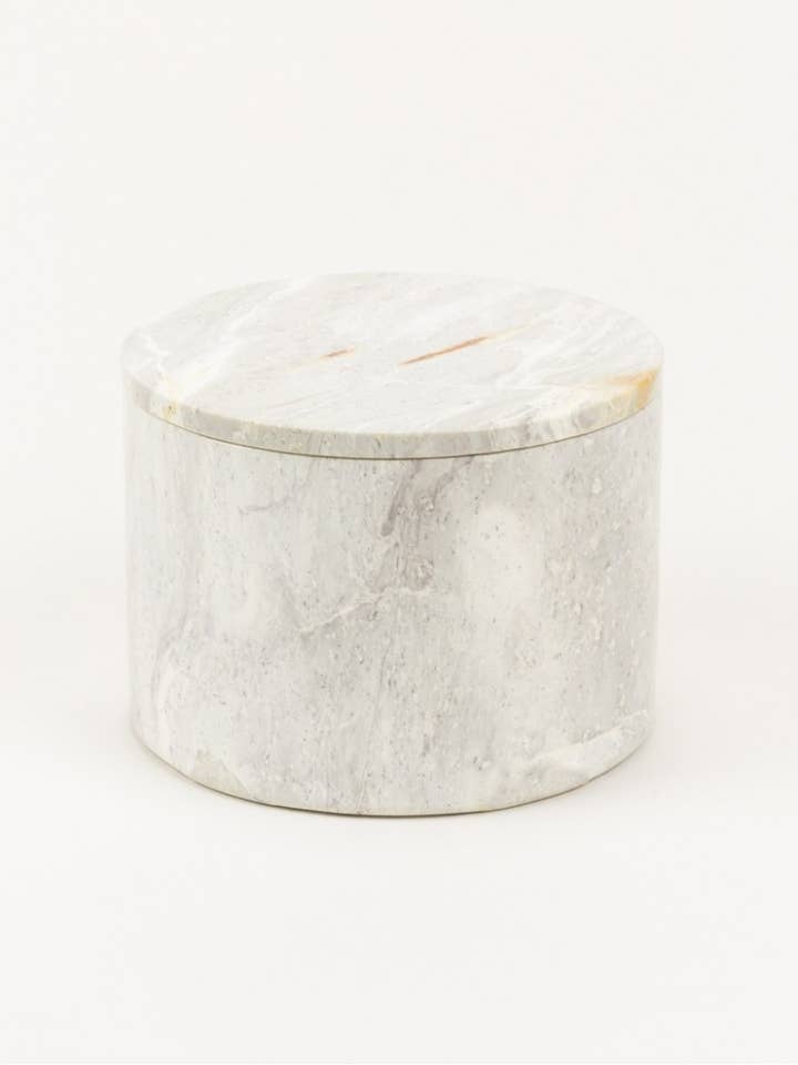 Jupiter Box With Brass Lid - White Lid for wholesale by rivêt - L'Indochineur